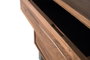 GINER Y COLOMER Commode à trois tiroirs en bois d'acacia et métal